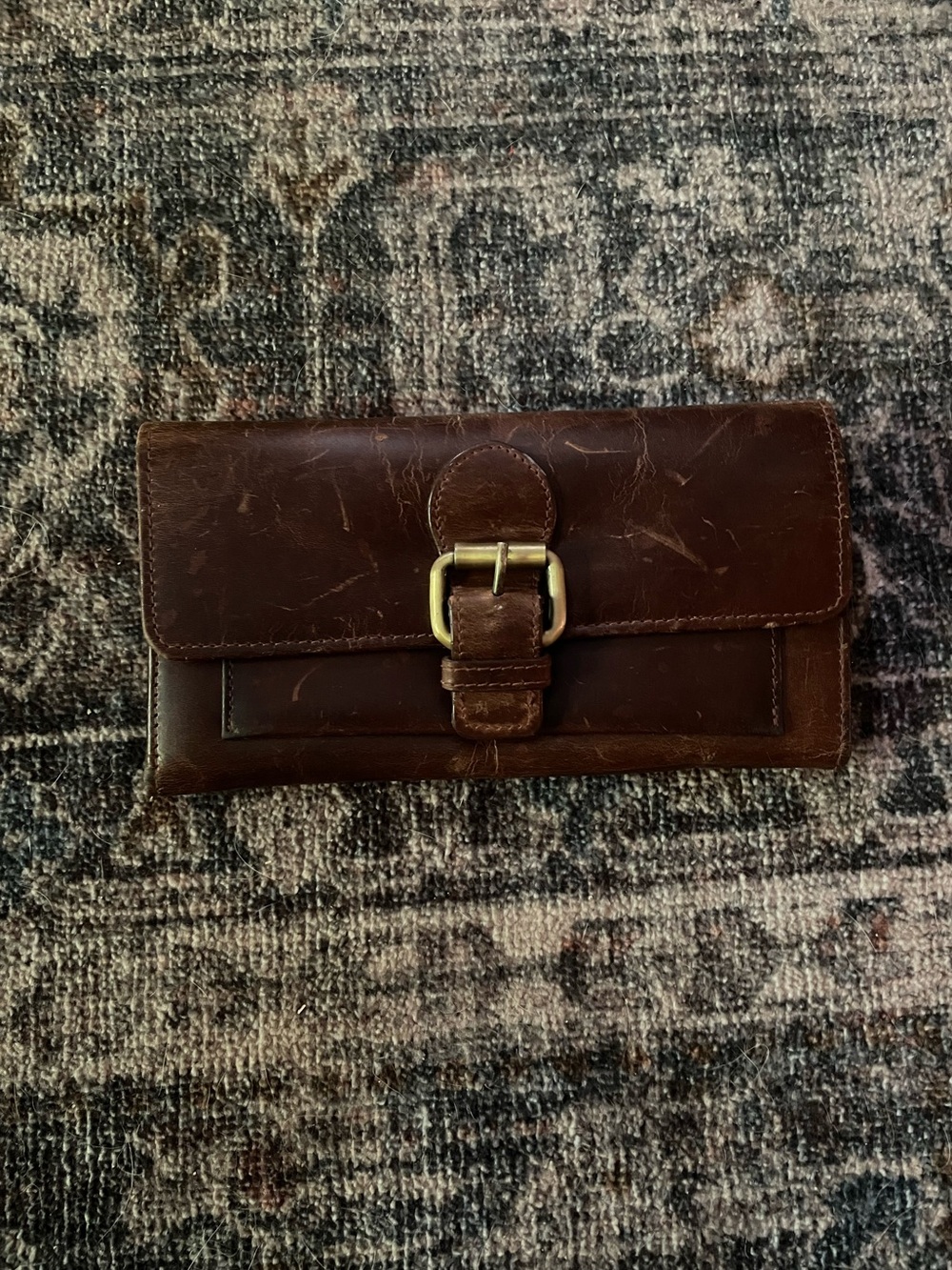 Etsy leather floral wallet
